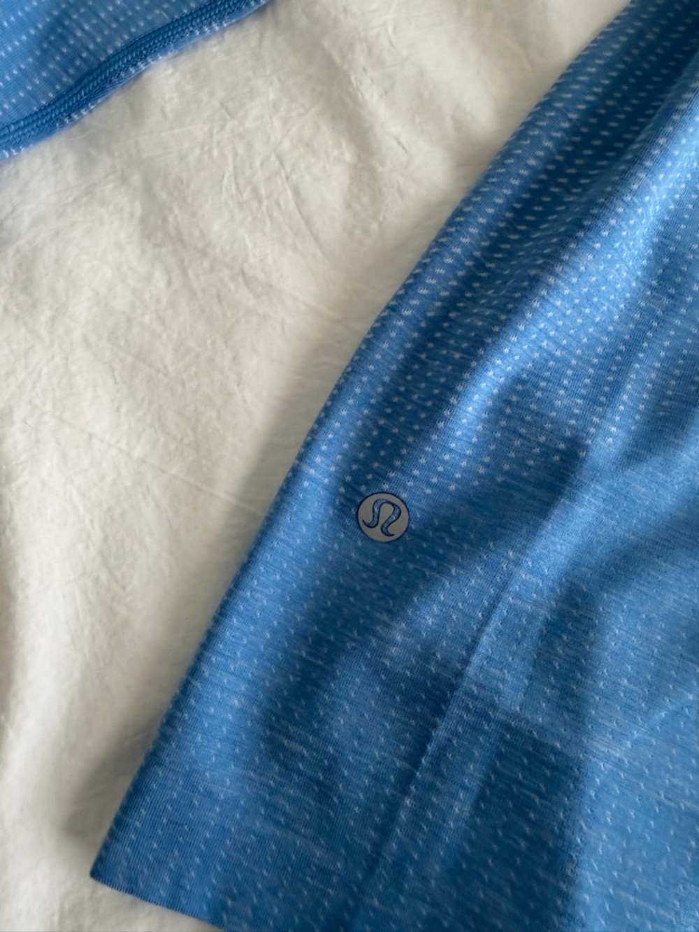 Lululemon Men’s Metal Vent Tech Half Zip Light Blue Size L - Picture 5 of 6